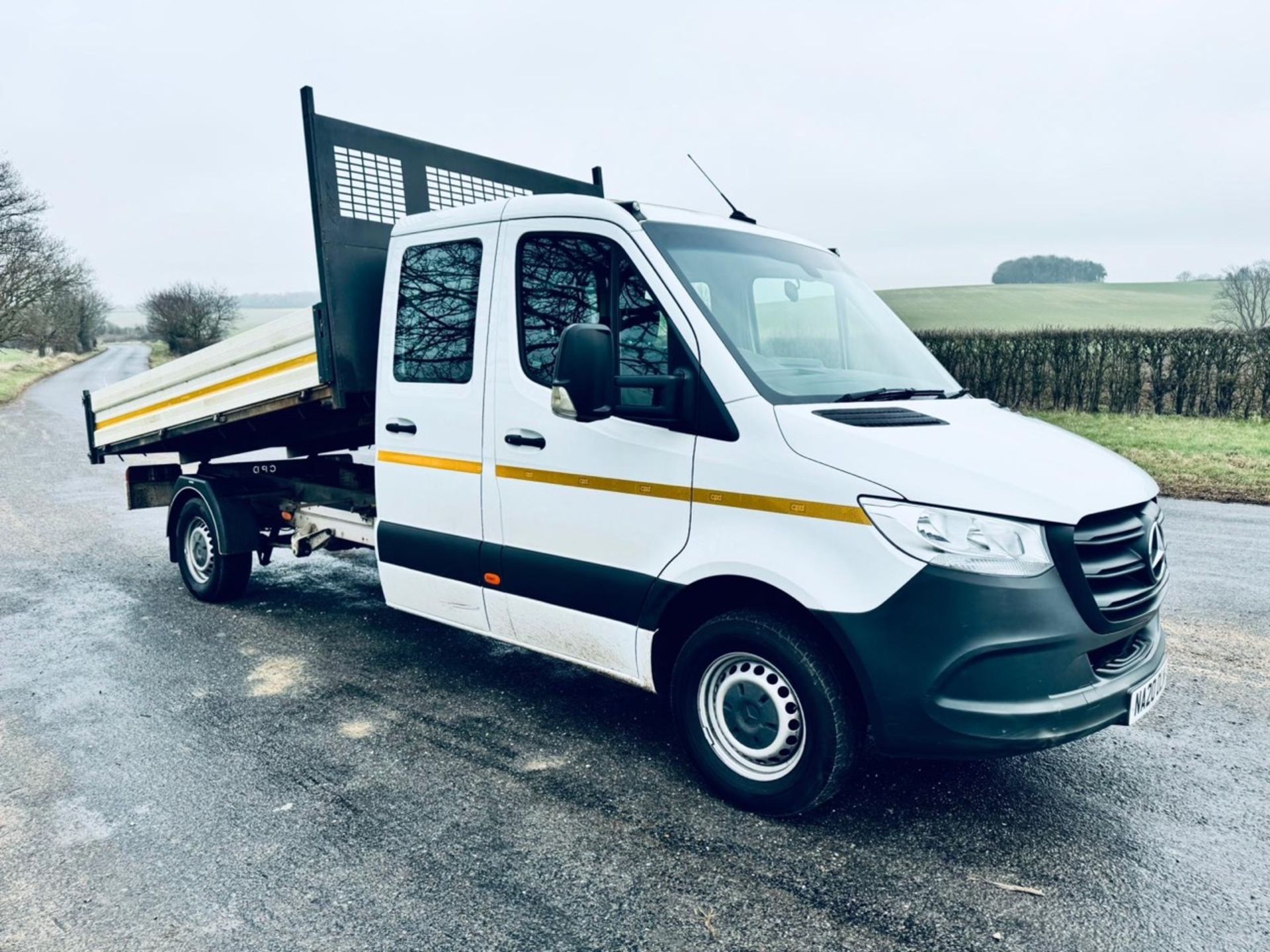 *RESERVE MET* Mercedes-benz Sprinter 316CDI Double Cab Tipper (2020 20 Reg) 18k miles Only - 1 Owner