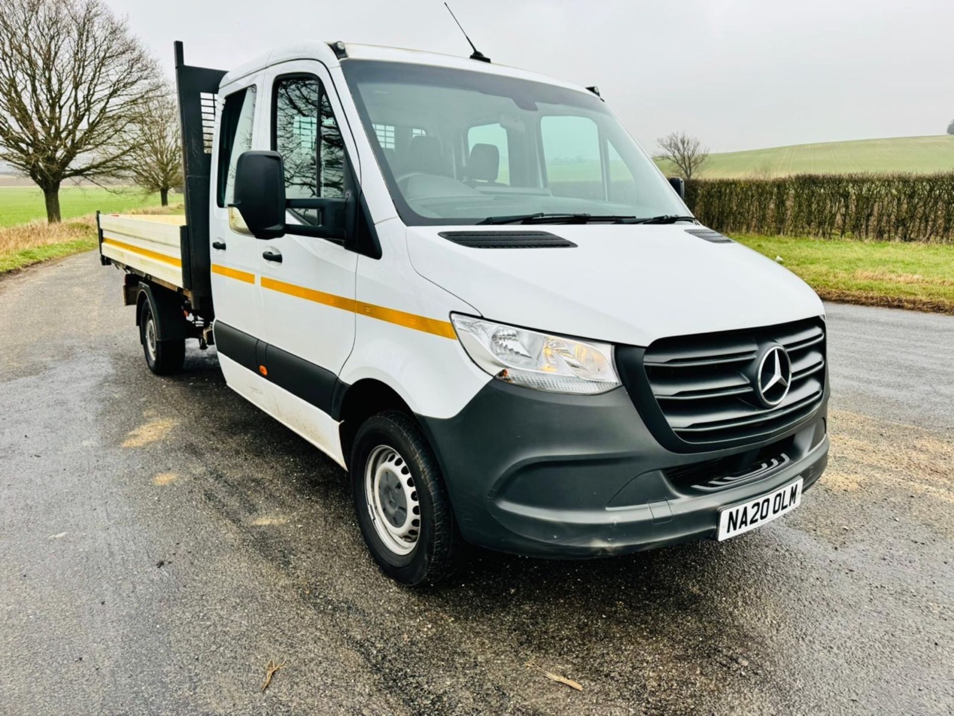 *RESERVE MET* Mercedes-benz Sprinter 316CDI Double Cab Tipper (2020 20 Reg) 18k miles Only - 1 Owner - Image 3 of 16