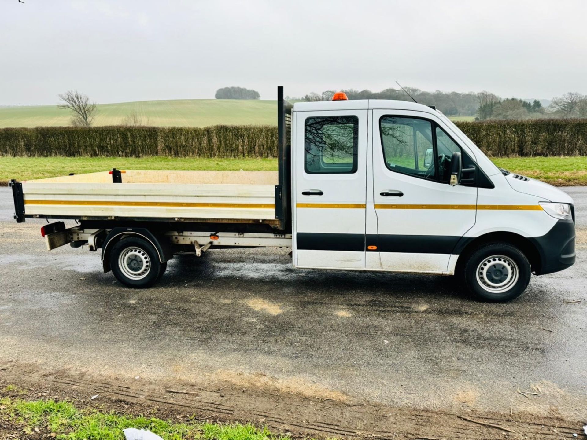 *RESERVE MET* Mercedes-benz Sprinter 316CDI Double Cab Tipper (2020 20 Reg) 18k miles Only - 1 Owner - Image 5 of 16