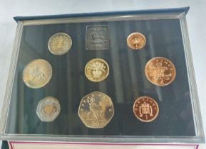 1984 Royal Mint blue cased proof coin set