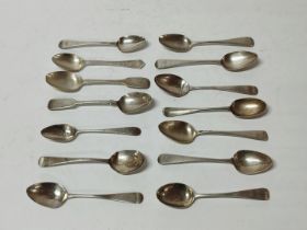 Collection of Georgian and Victorian silver spoons (Qty) approx. 240 grams