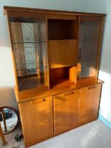 Teak display cabinet, possibly Parker-Knoll
