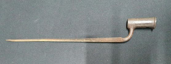 18th or early 19thC musket bayonet