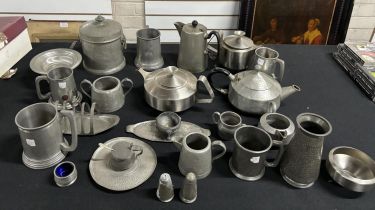 Large collection of Pewter etc