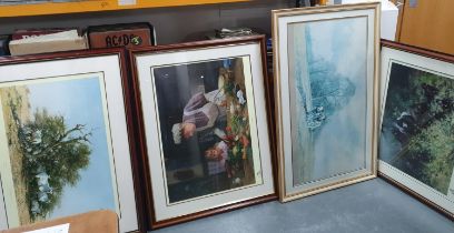 Four large David SHEPHERD (1931-2017) limited edition prints, all well framed (4)