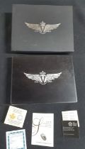 BOXED 2015 WW II ALLIED SILVER FIVE COIN SET WITH CERTIFICATES