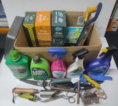 Collection of various Gardening equipment