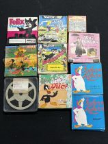 10 Films and Reels including Disney and cartoons with Felix the Cat and Mary Poppins