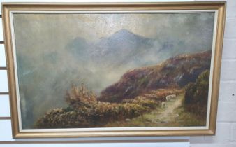 Henry Hadfield CUBLEY (1858-1934) oil "Morning mists, Barmouth", signed, framed The painting