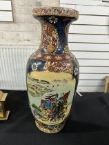 Large Japanese Satsuma vase, 47cm Tall