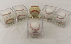 6 Autographed MN Twins Baseballs