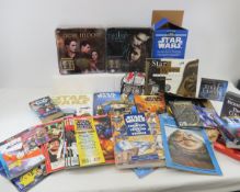 Star Wars & other books & 2 sealed Twilight Games