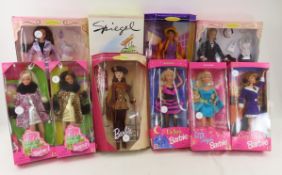 10 Vintage Fashion Style Barbie Dolls NIB