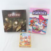 Cupcake Empire, Obscurio & Jaipur Sealed Games