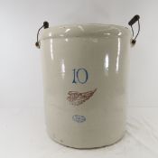 10 Gallon Red Wing Crock with bale handles