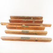 6 Antique levels Henry Disston & Sons, Stanley