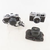 Minolta XD11 & Canon Canonet QL17 35mm Cameras