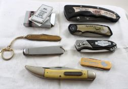 7 Pocket & Folding Knives + Barlow Hormel Knife