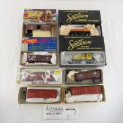 7 FDDM&S and 1 Iowa Central Train Cars