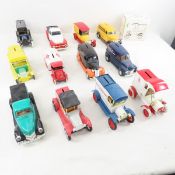 13 ERTL Diecast banks, 1 with box