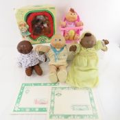 3 Cabbage Patch Dolls, 1 Preemie & 1 Pin-ups