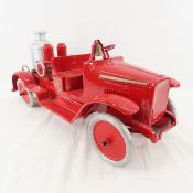Buddy L Pressed Steel Fire Pumper - restored