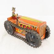 Vintage Marx Windup Hill Climber Tractor