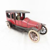 Karl Bub Nuremberg German Tin Plate Clockwork Limo