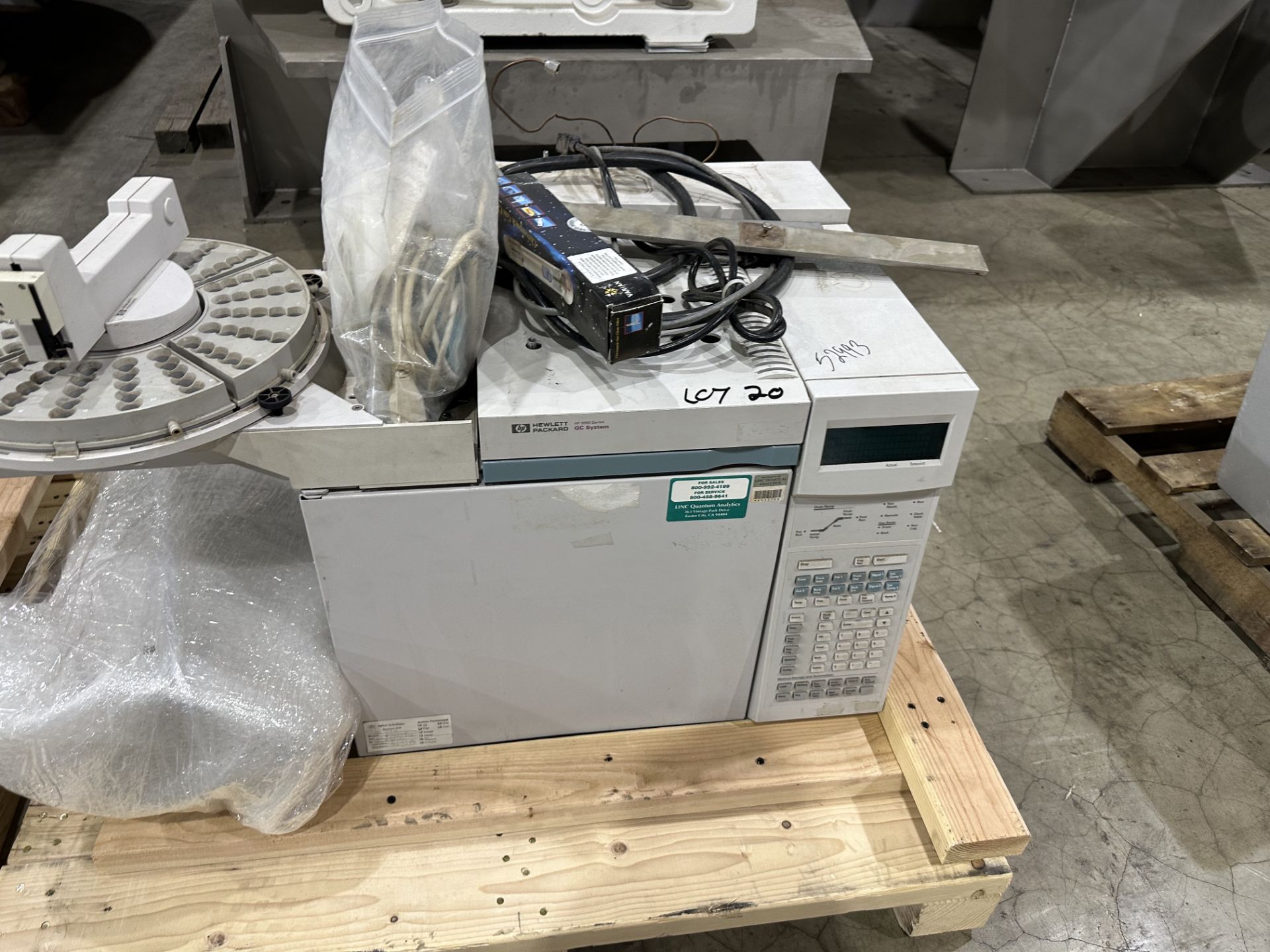 Lot of (2) Used Hewlett Packard GC Chromatography Systems. HP 6890 Series - Image 6 of 8