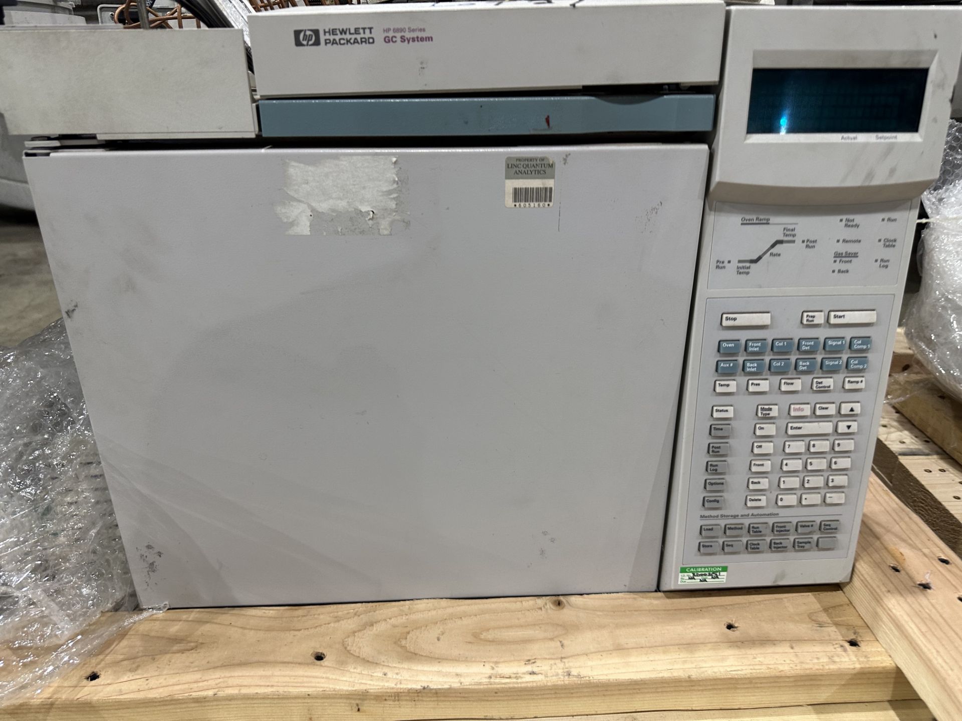 Lot of (2) Used Hewlett Packard GC Chromatography Systems. HP 6890 Series - Image 2 of 8