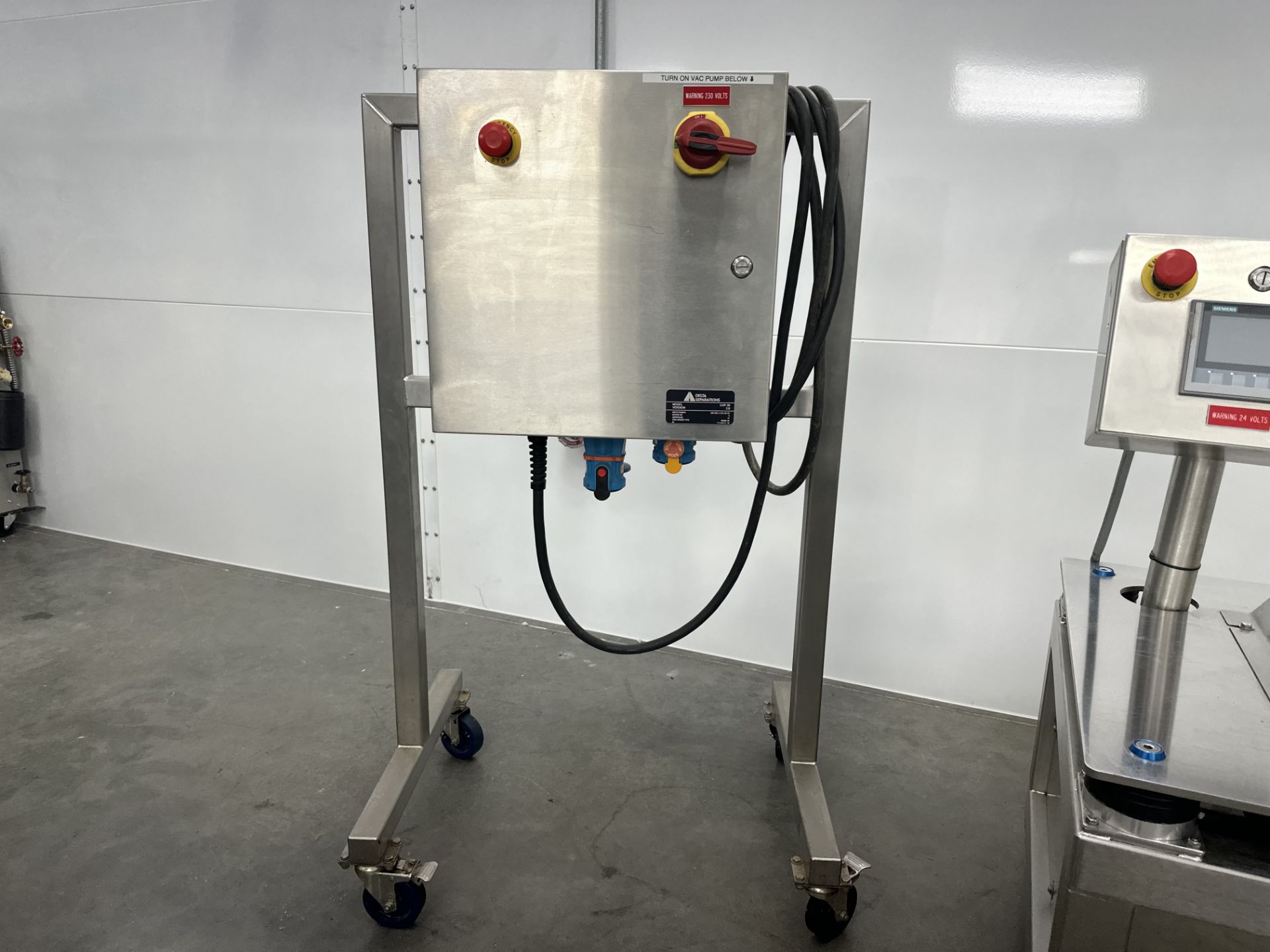 Used- Delta Separations CUP 30 Extraction System. Model CUP 30 V 2.0 w/ Remote Disconnect - Bild 6 aus 14