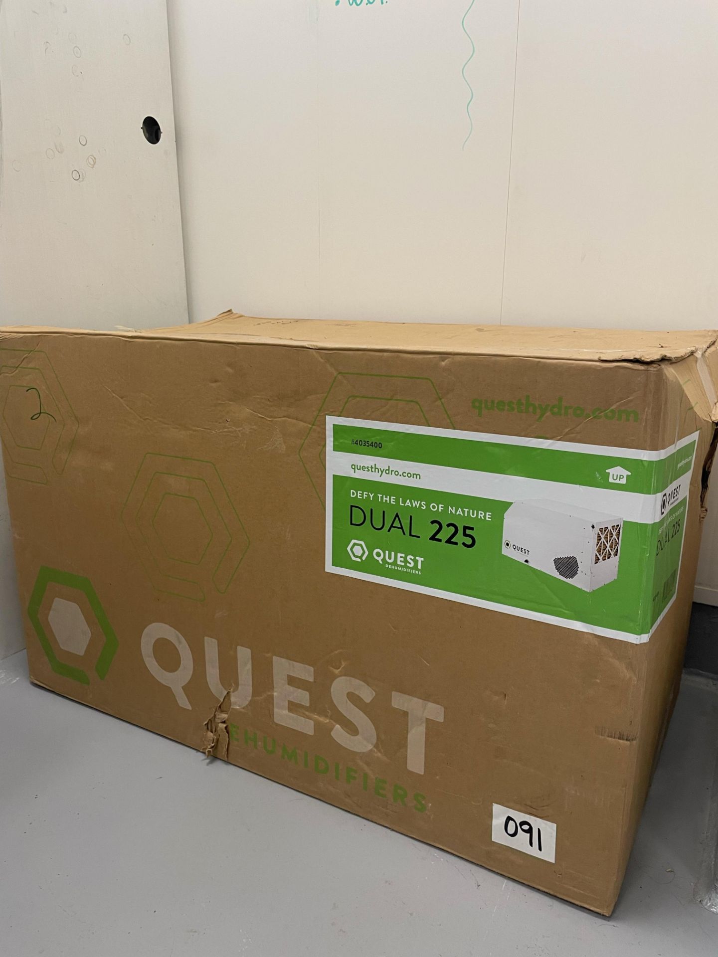 Unused/New Quest Dual Overhead Dehumidifier. Model 225