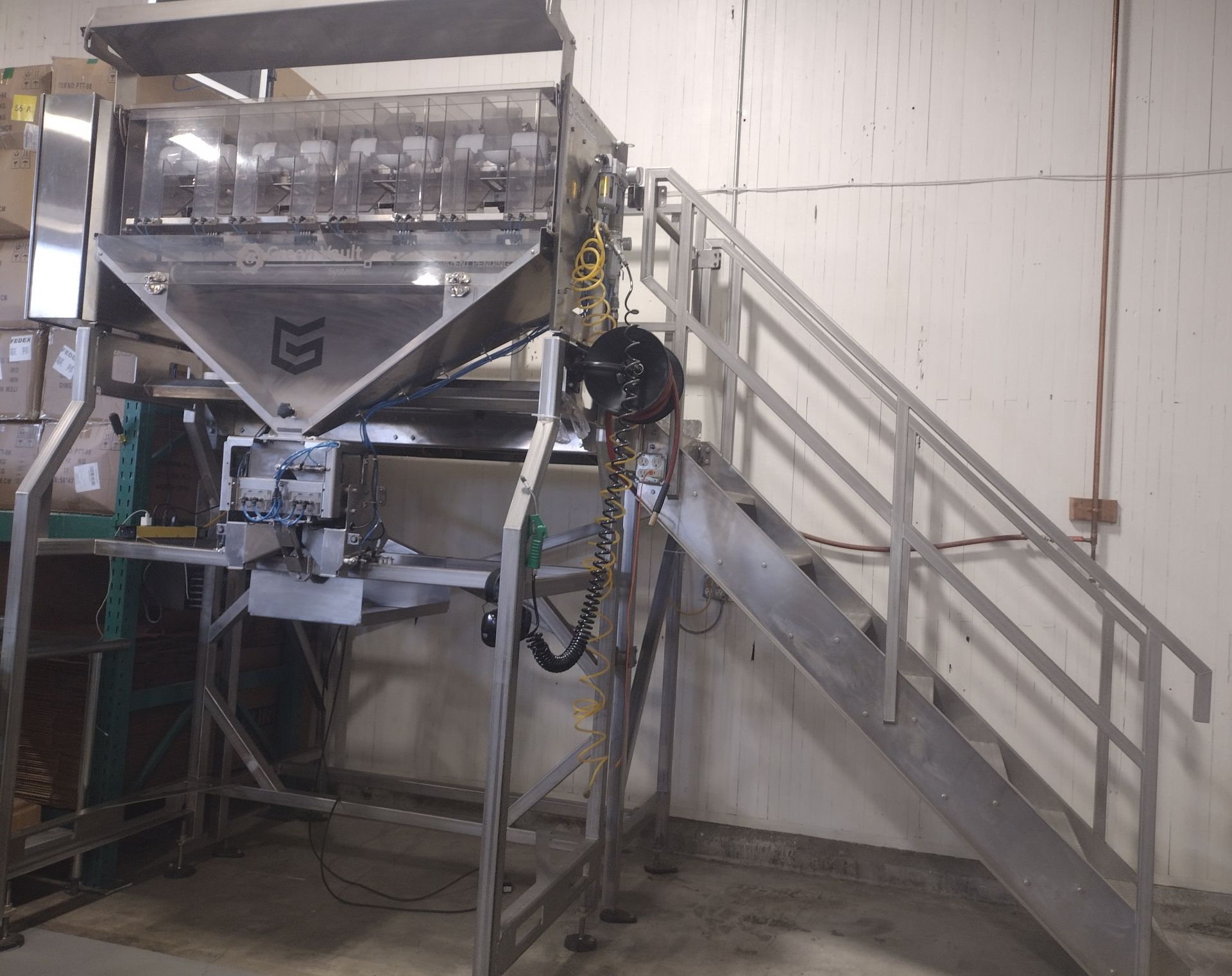Used-Green Vault Systems Precision Batcher for Batching/Packaging Flower. Model GVS 101