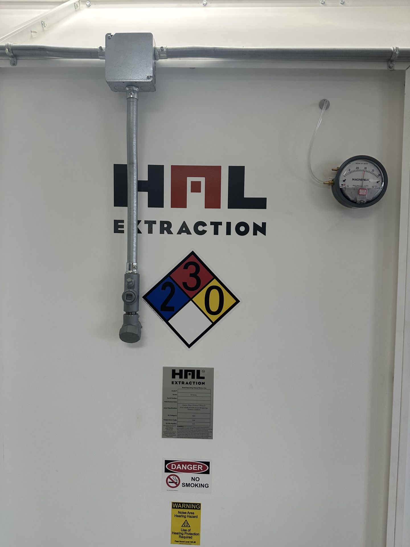 Used HAL C1D2 355 SqFt Extraction Booth. Model 355P-D2. - Image 9 of 21