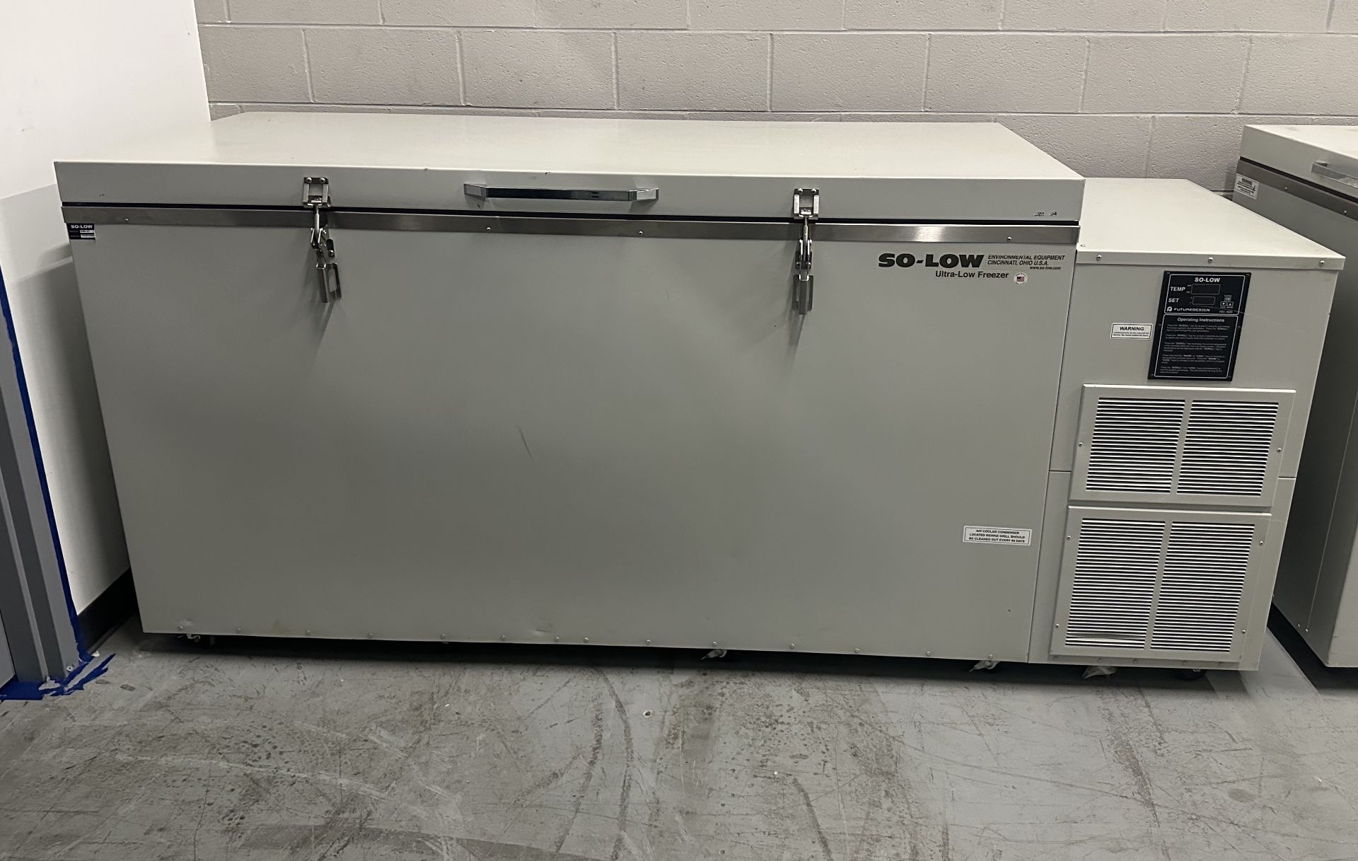Lot of (3) Used So-Low Explosion Proof Chest-Style Freezer. Model C80-27