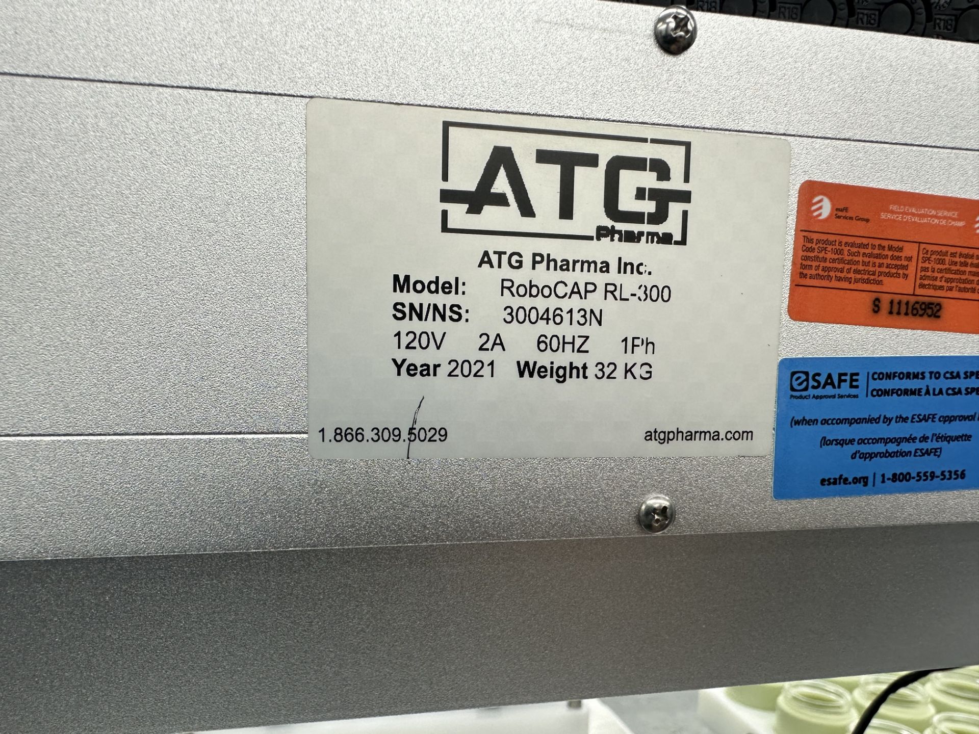 Used ATG Pharma Cartridge/Capsule Fill & Cap Line w/ RL300, Capsule Counter, Capper & MonoBlox - Image 35 of 38