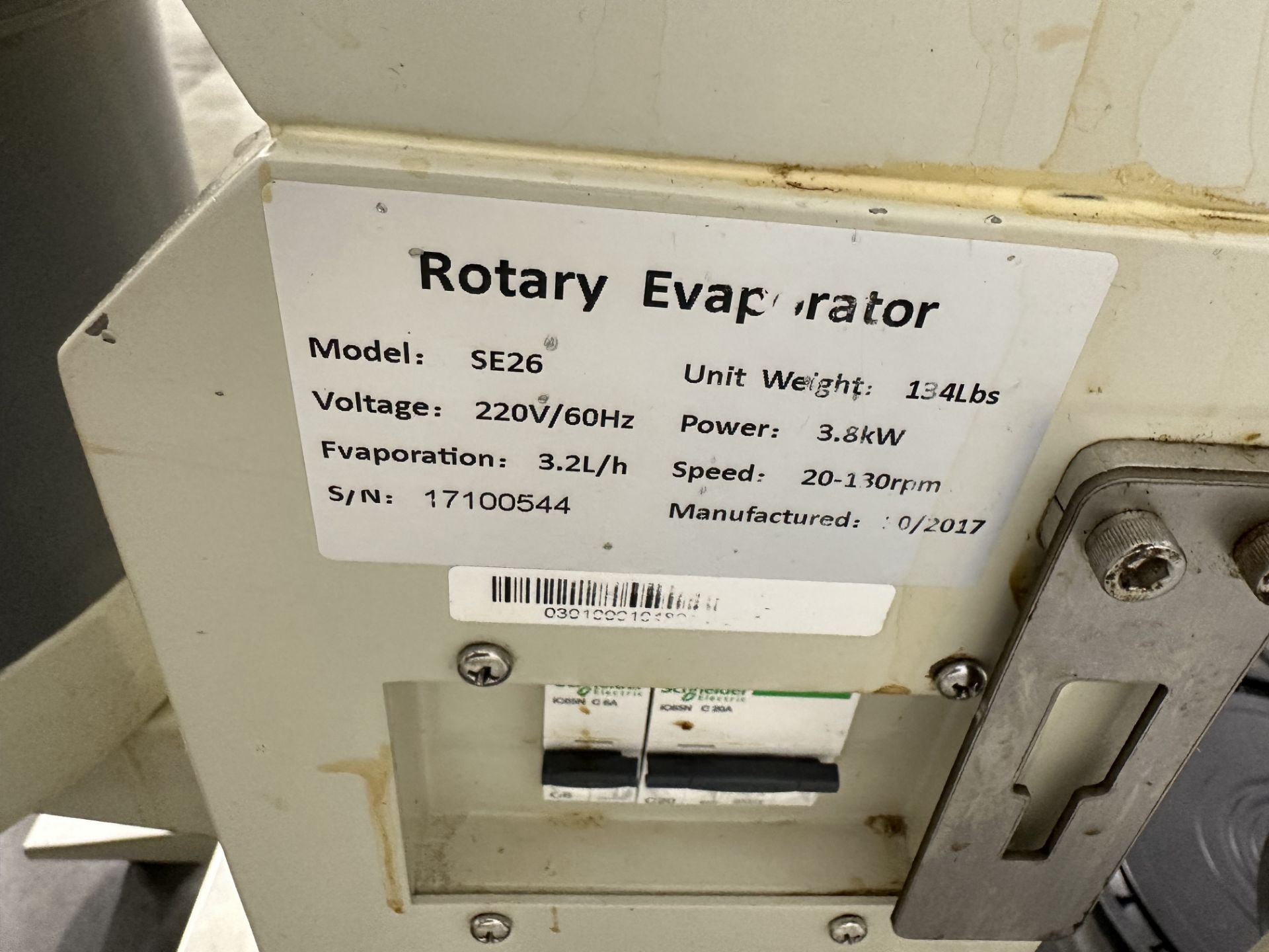Lot of (1) Used Ai Rotary Evaporator. Model SE-53 & (3) Used Ai 10 L Rotary Evaporators. Model SE26 - Image 21 of 32
