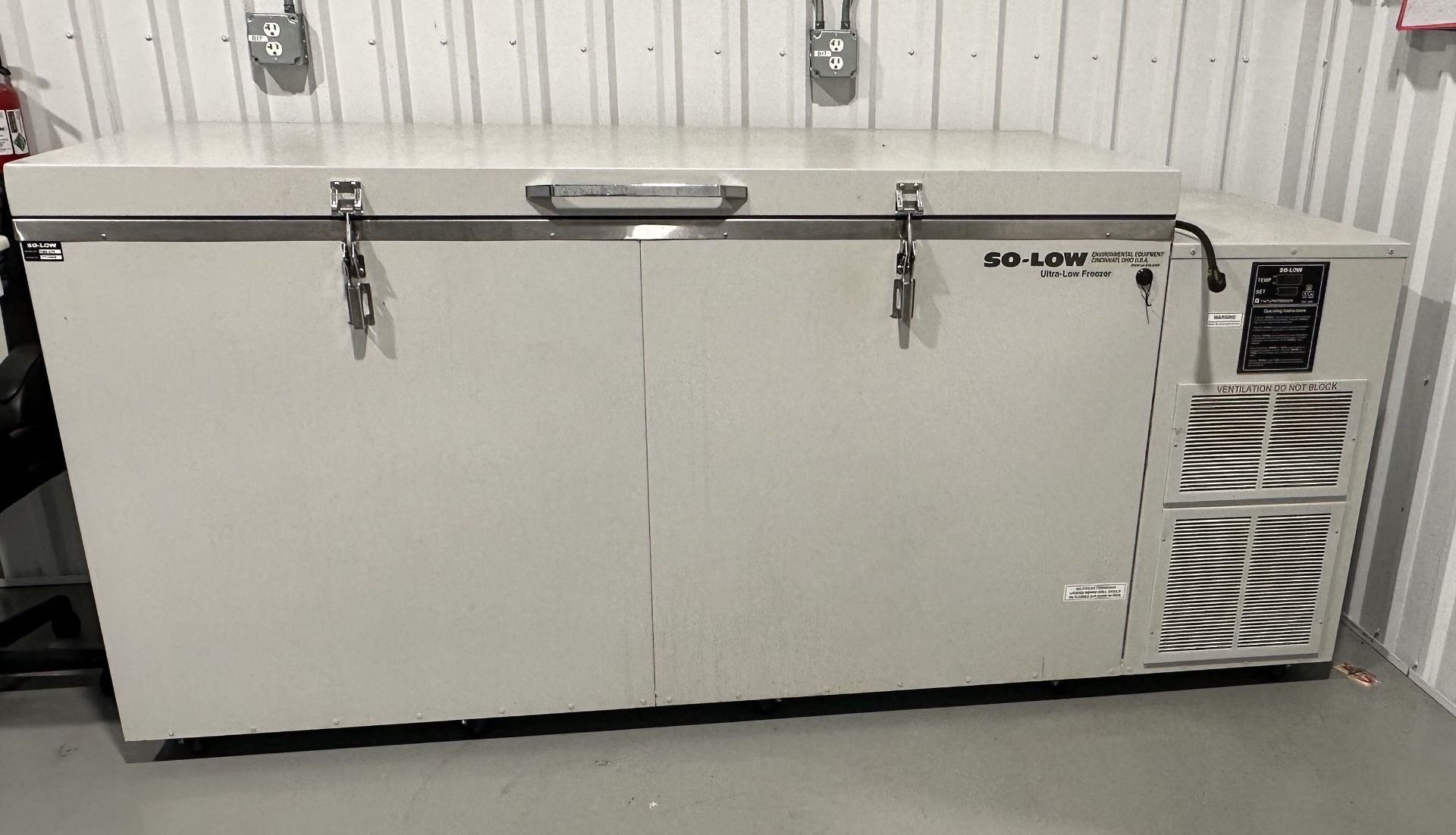 Used So-Low Explosion Proof Chest-Style Freezer. Model C80-27C