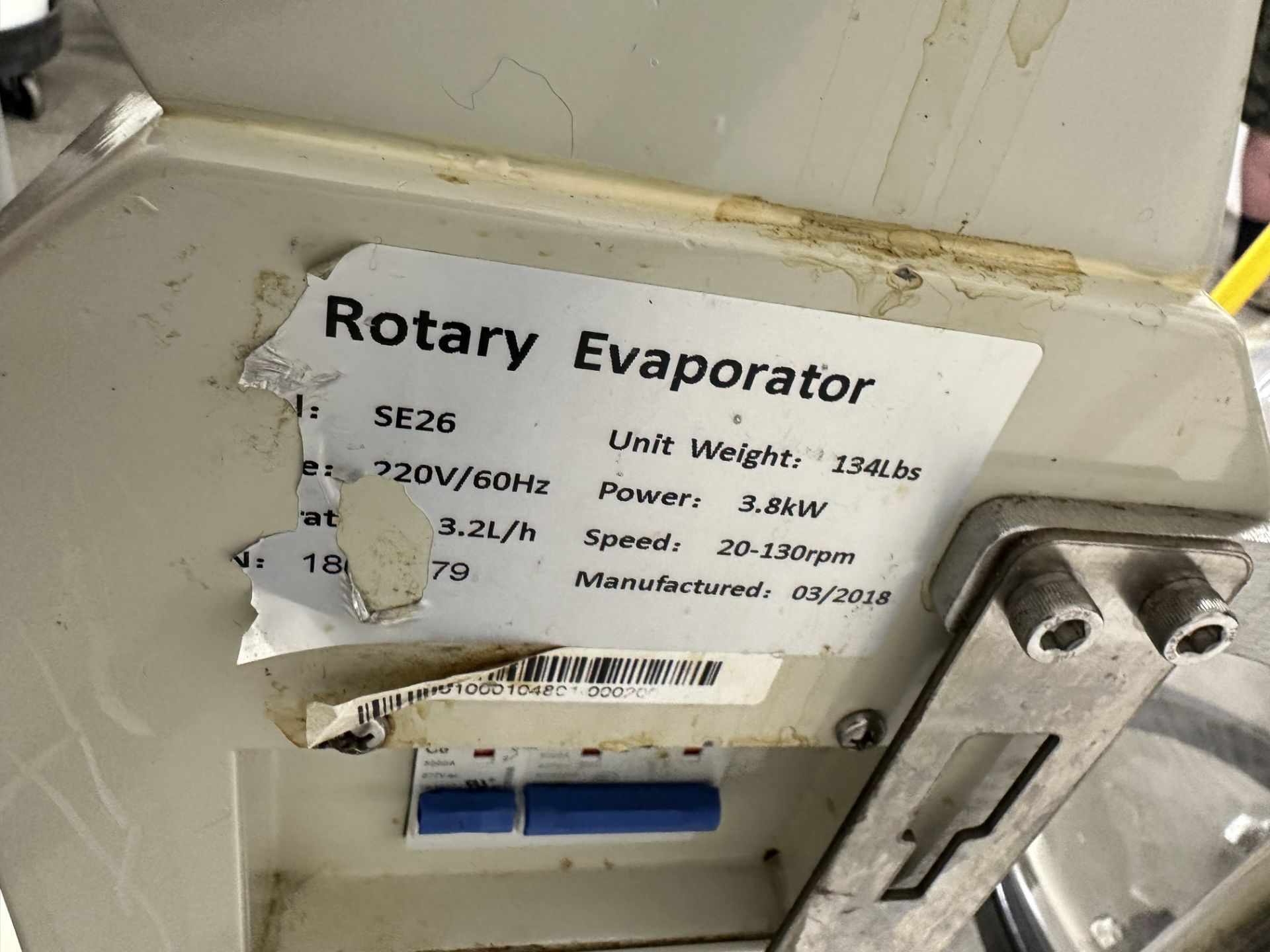 Lot of (1) Used Ai Rotary Evaporator. Model SE-53 & (3) Used Ai 10 L Rotary Evaporators. Model SE26 - Image 16 of 32