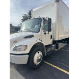 Used 2019 White Freightliner Box Truck w/ Liftgate. Model M2 106