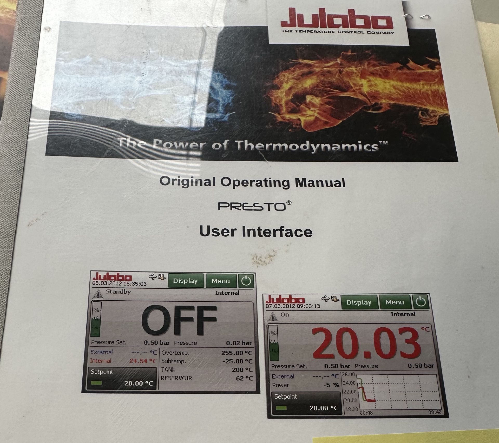 Used Julabo Temperature Control/Process System. Model PRESTO A45 - Image 4 of 8