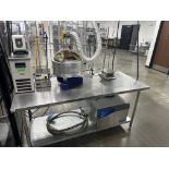 Used Lab Society 10L Short Path System. 10 L Full Bore w/ Julabo Model 200F & Labconco Cold Trap