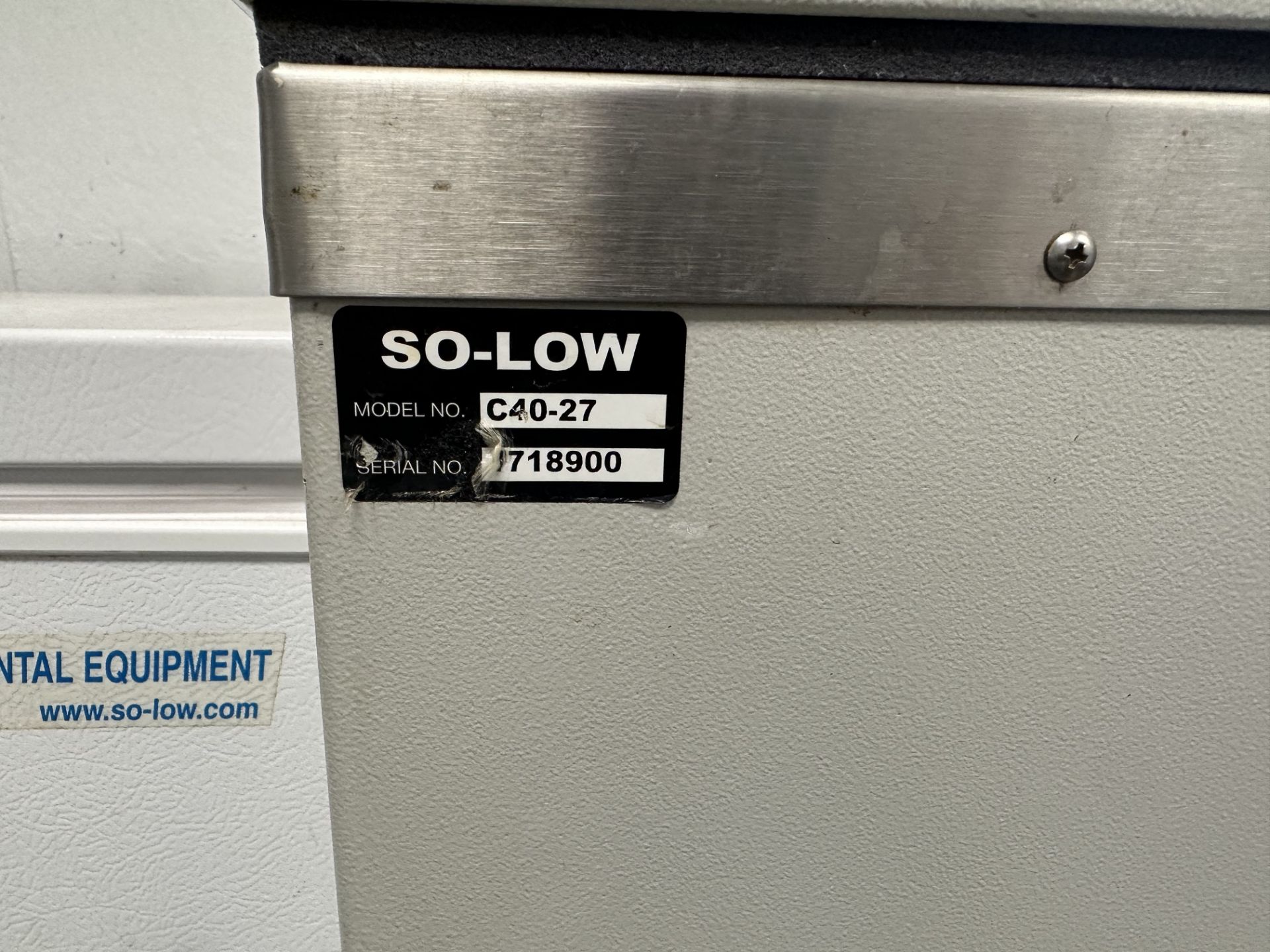 Lot of (3) Used So Low 27 CuFt Explosion Proof Chest-Style Freezer. Model C40-27 - Image 11 of 19