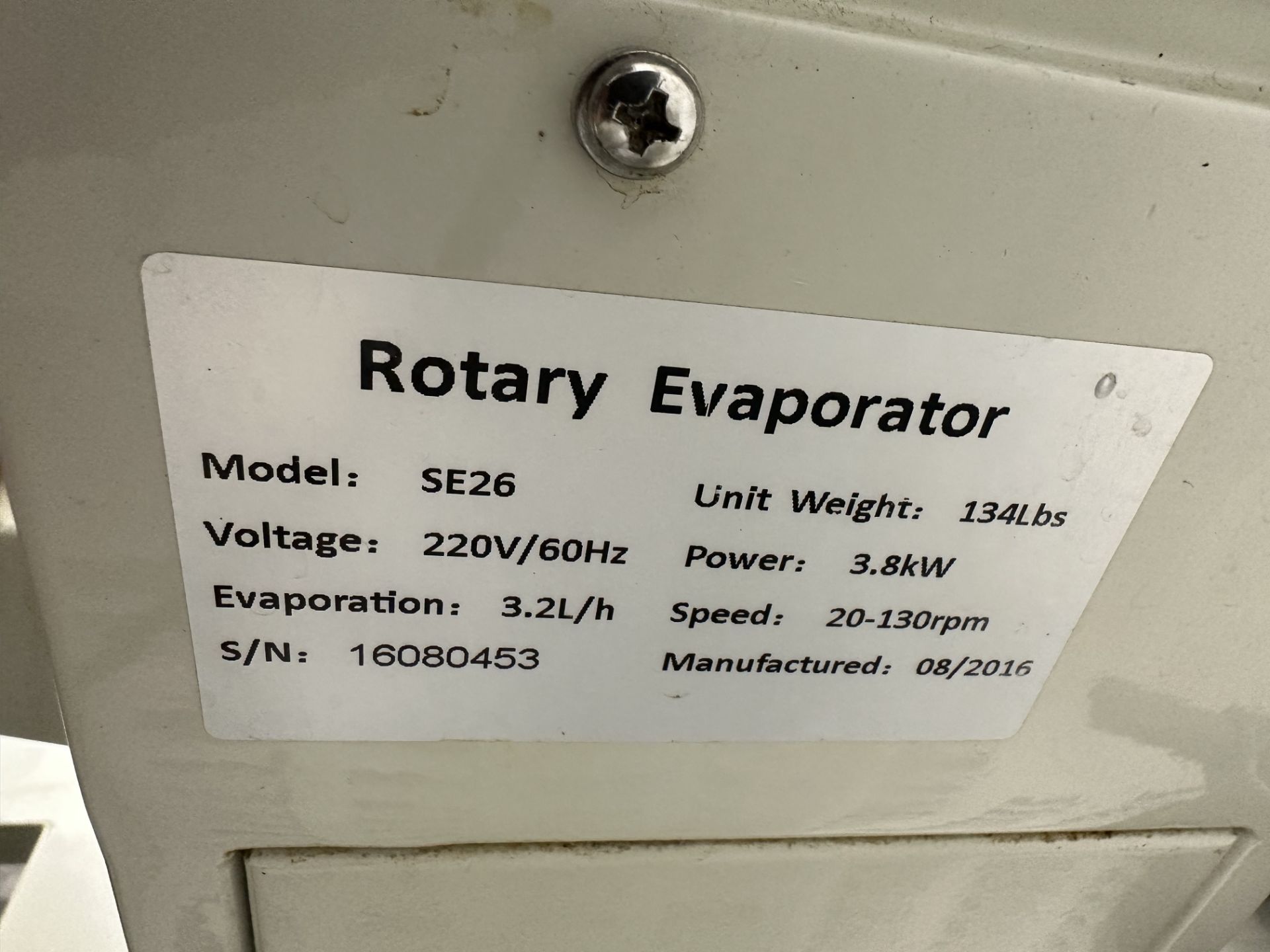 Lot of (1) Used Ai Rotary Evaporator. Model SE-53 & (3) Used Ai 10 L Rotary Evaporators. Model SE26 - Image 11 of 32