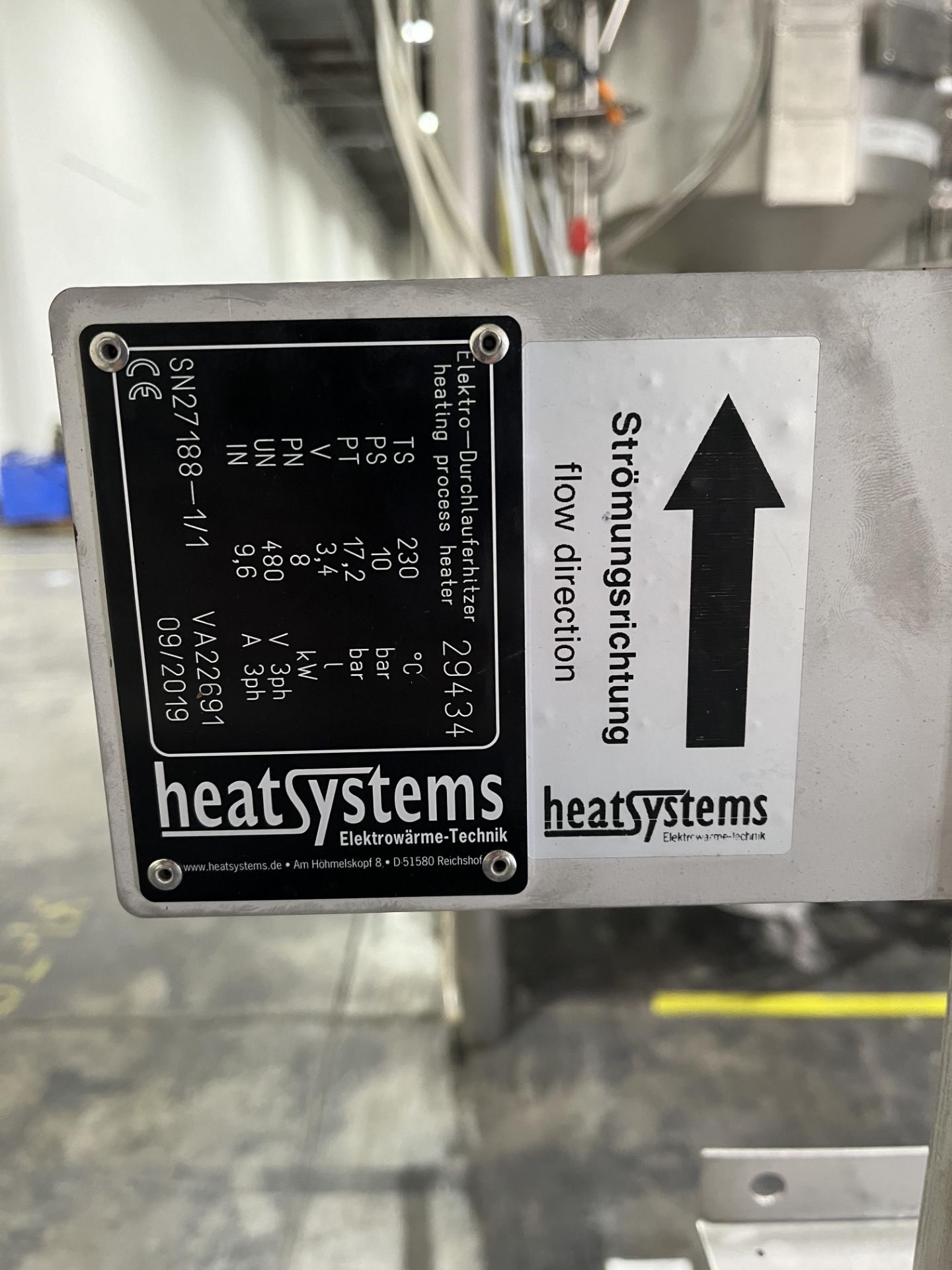 Used WDS Dry Steam Tunnel w/ Associated Control Skid. Model 3D-EPC - Image 5 of 10