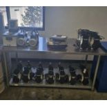 Lot of Assorted Lab Equipent Including Assorted Vacuum Pumps, Scales and more