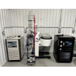Used Lab1st 50 L Rotary Evaporator w/ Chiller, KNF Vacuum Pump (2) Total Circulator / Chillers Units