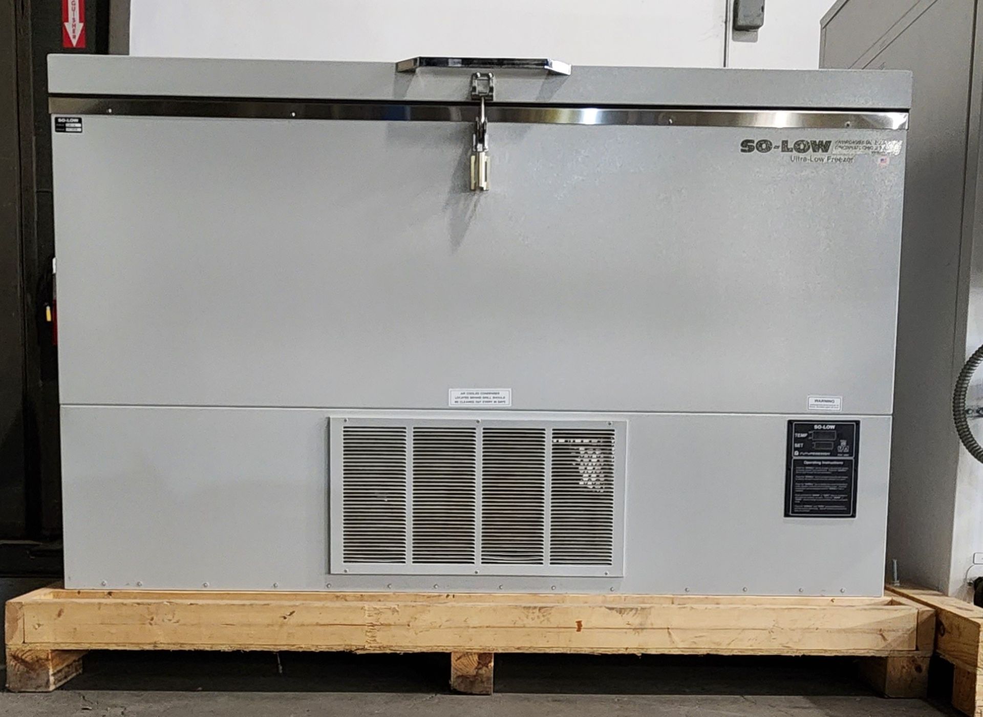 Used So-Low Explosion Proof Chest-Style Freezer. Model C40-17