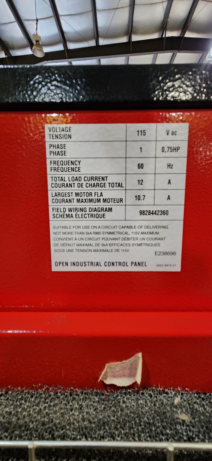 Used Chicago Pneumatic 25hp Rotary Screw Air Compressor, Model QRS-25 - Bild 3 aus 7