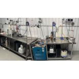Lot of Lab Society 12 L Short Path Distillation Equipment. As is where is.